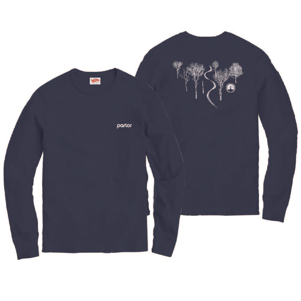 Premium Long Sleeve Navy Tee
