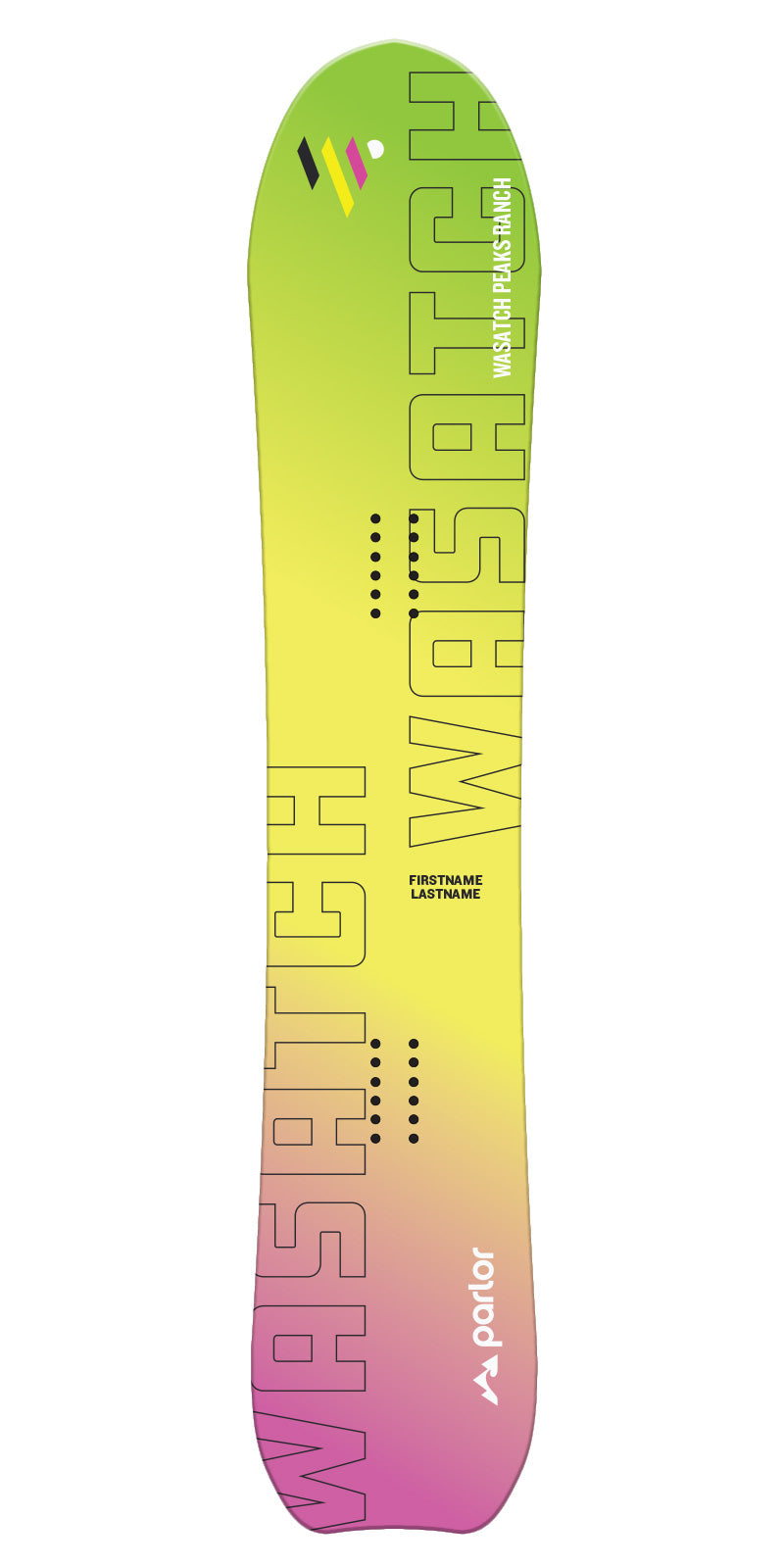 Parlor Snowboards for Wasatch Peaks Ranch