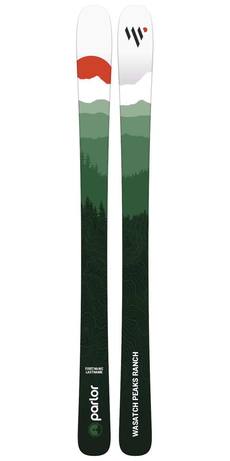 Parlor Skis for Wasatch Peaks Ranch