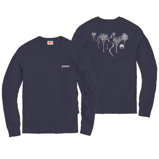 Premium Long Sleeve Navy Tee