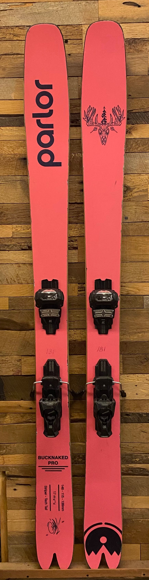 Buck Naked Pro  - Demo ski with bindings