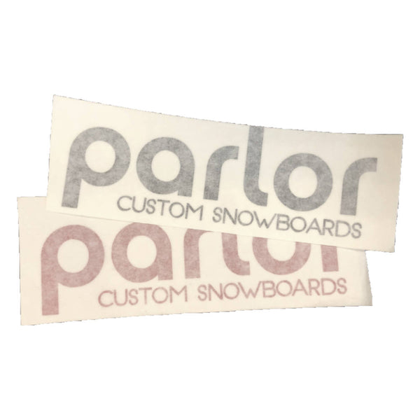 Parlor Snowboard Stickers